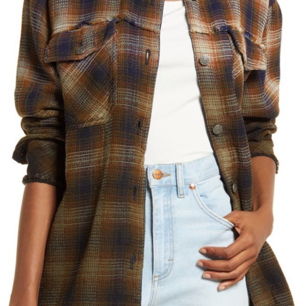 We the Free Flannel Shacket